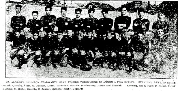 1922 St. Aloysius Football Team